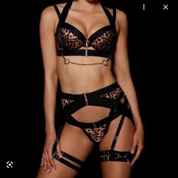 Honey Birdette Kukuro Leopard Set - Picture 2 of 10